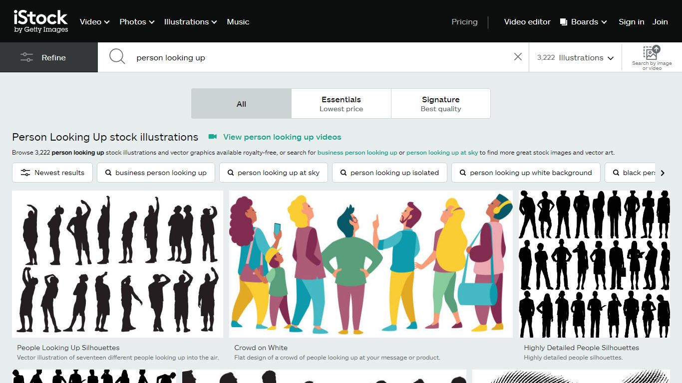 Person Looking Up Illustrations, Royalty-Free Vector Graphics & Clip ...